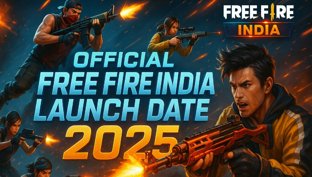 Free Fire India Launch Date 2025 official teaser banner