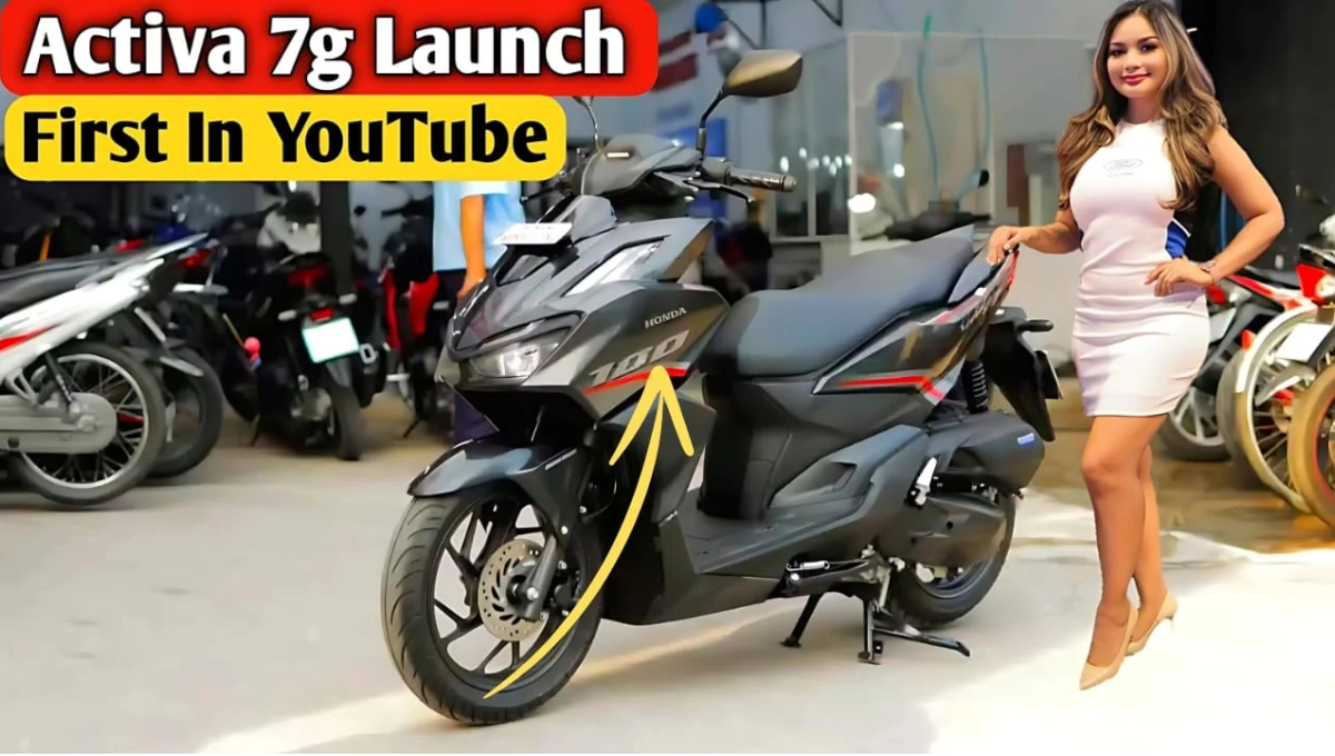 "Honda Activa 7G નું સંપૂર્ણ દૃશ્ય – 2025 મોડેલ"