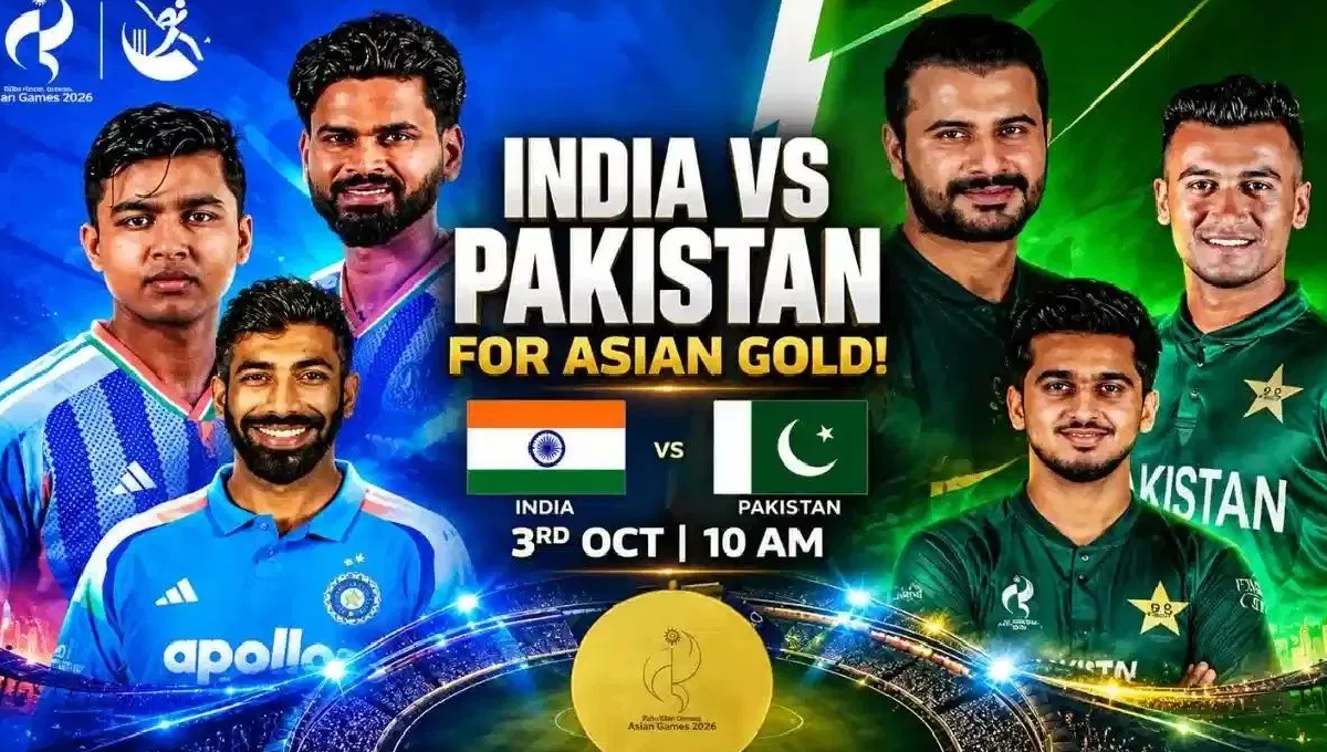 Asian Games 2026 India vs Pakistan Cricket Final